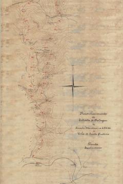 [MAPA DA ESTRADA DE RODAGEM DA PARAD..